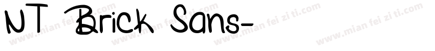 NT Brick Sans字体转换